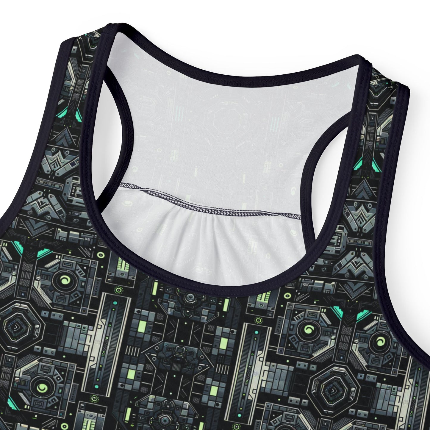 Tech Noir Tech-Forward Minimalism Women's Tank Top - 8404 Design-52