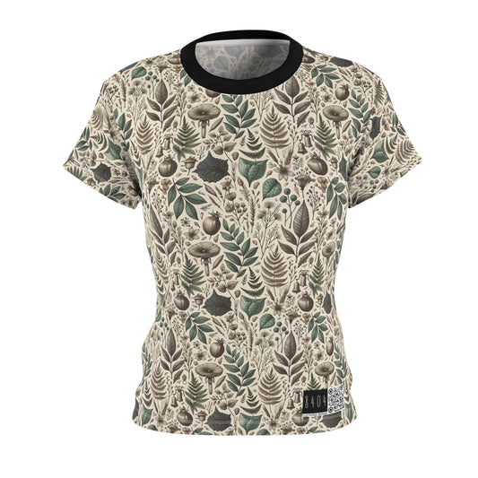 Sustainable Streetwear Modern Eco-Conscious Women's Cut & Sew Tee - 8404 Design-57