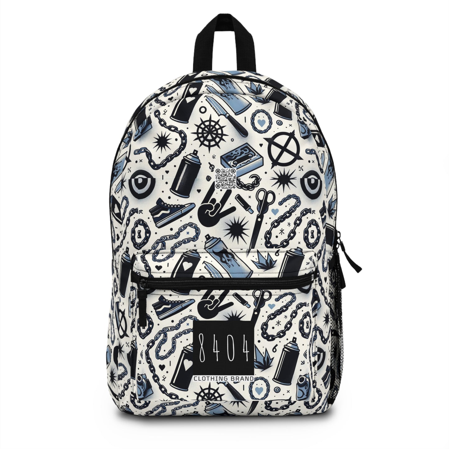 Cultural Rebellion Graphics Edgy and Rebellious With a Hint of Nostalgia Backpack - 8404 Design-57