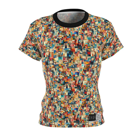 Digital Artistic Expression Artistic Streetwear Women's Cut & Sew Tee - 8404 Design-46