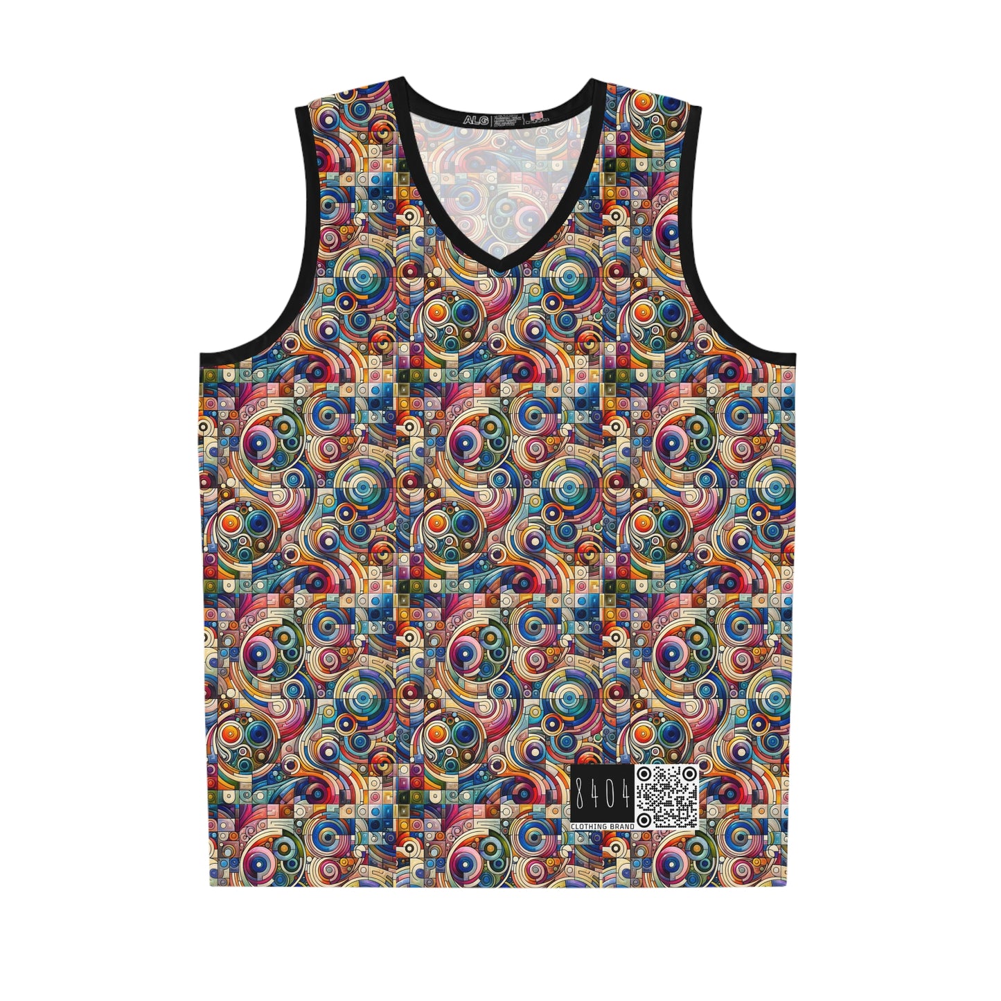 Digital Artistic Expression Artistic Streetwear Basketball Jersey - 8404 Design-49