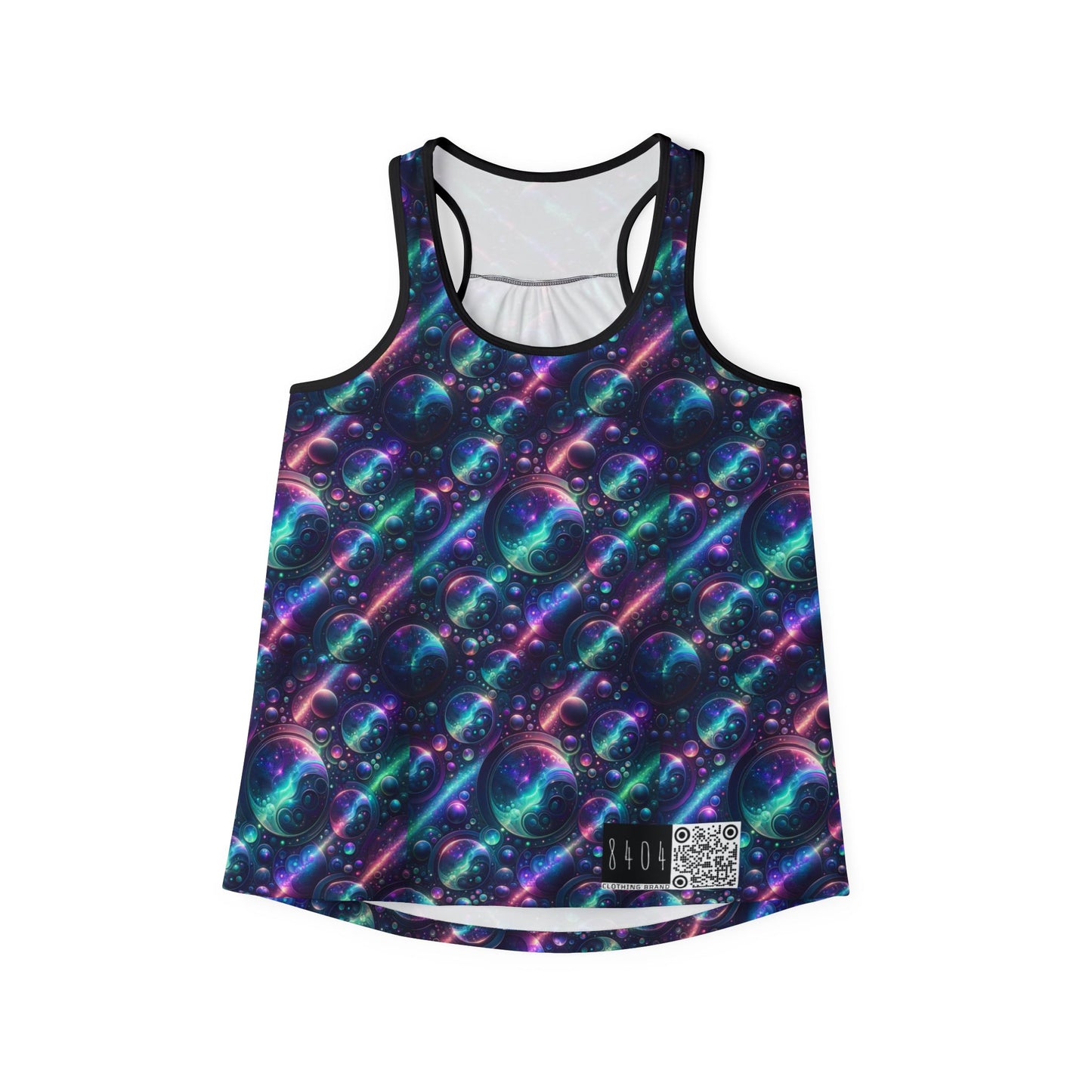 Iridescent Tech Fusion Tech-Forward Streetwear Women's Tank Top - 8404 Design-51