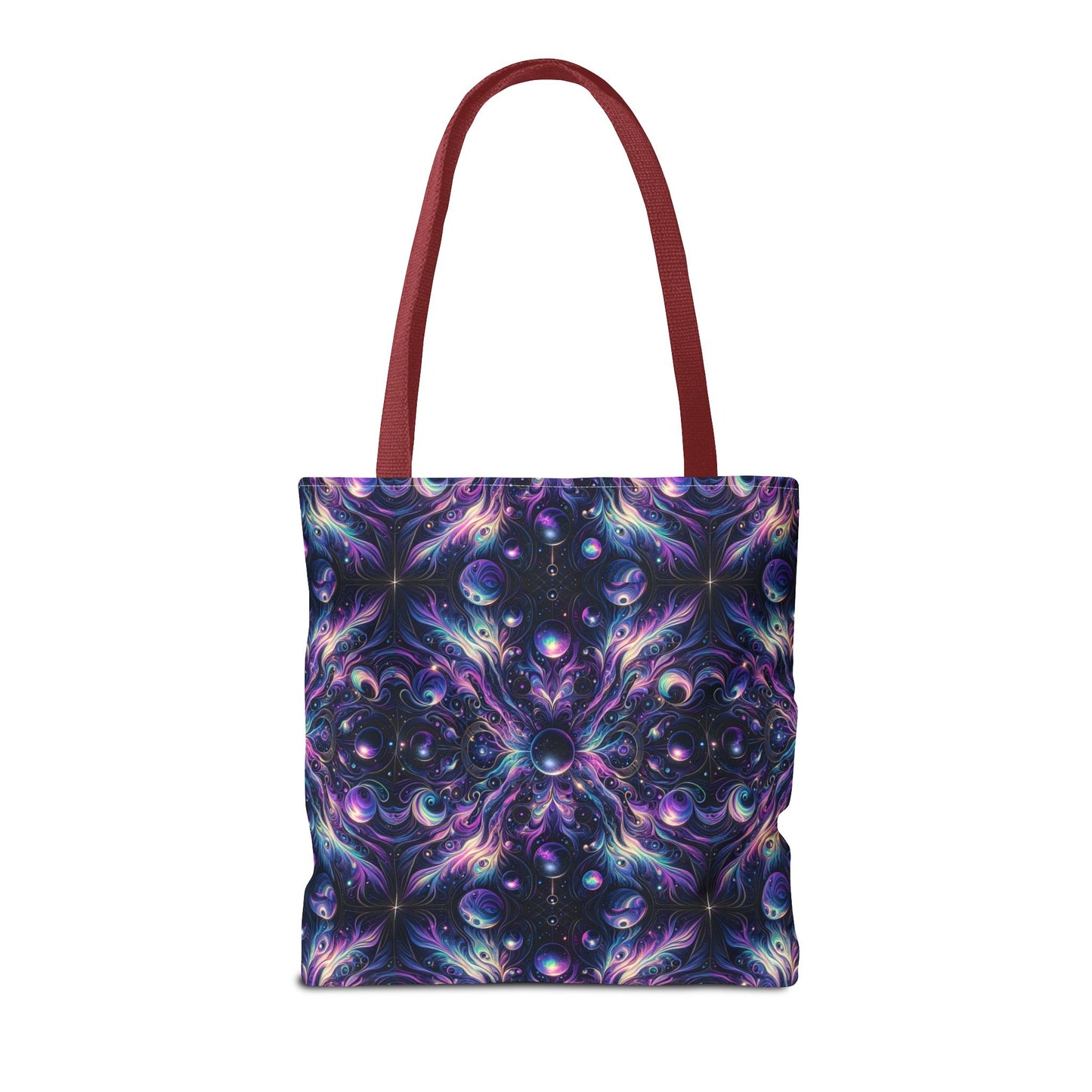 Galactic Hues Tech-Forward Cosmic Fusion Tote Bag - 8404 Design-41