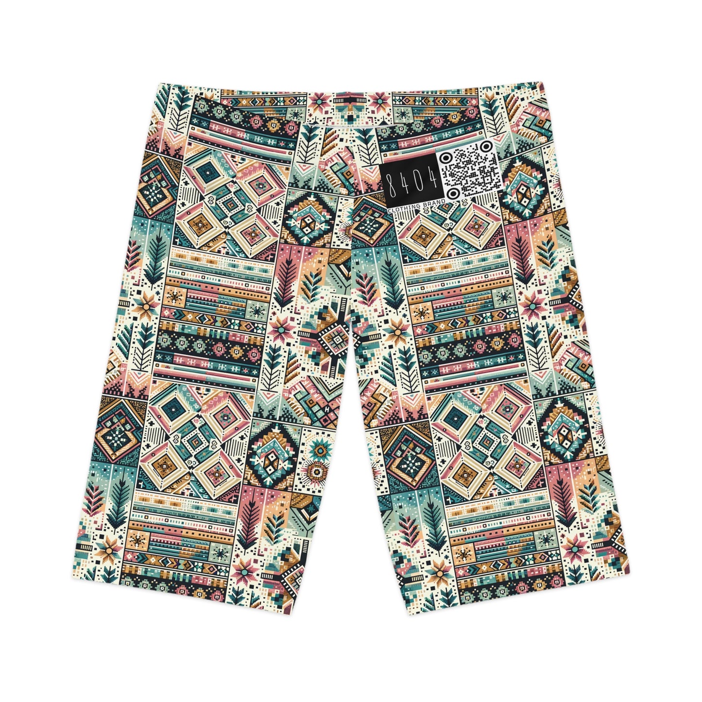 Digital Artisanal Fusion Digital Artisanal Women's Bike Shorts - 8404 Design-49