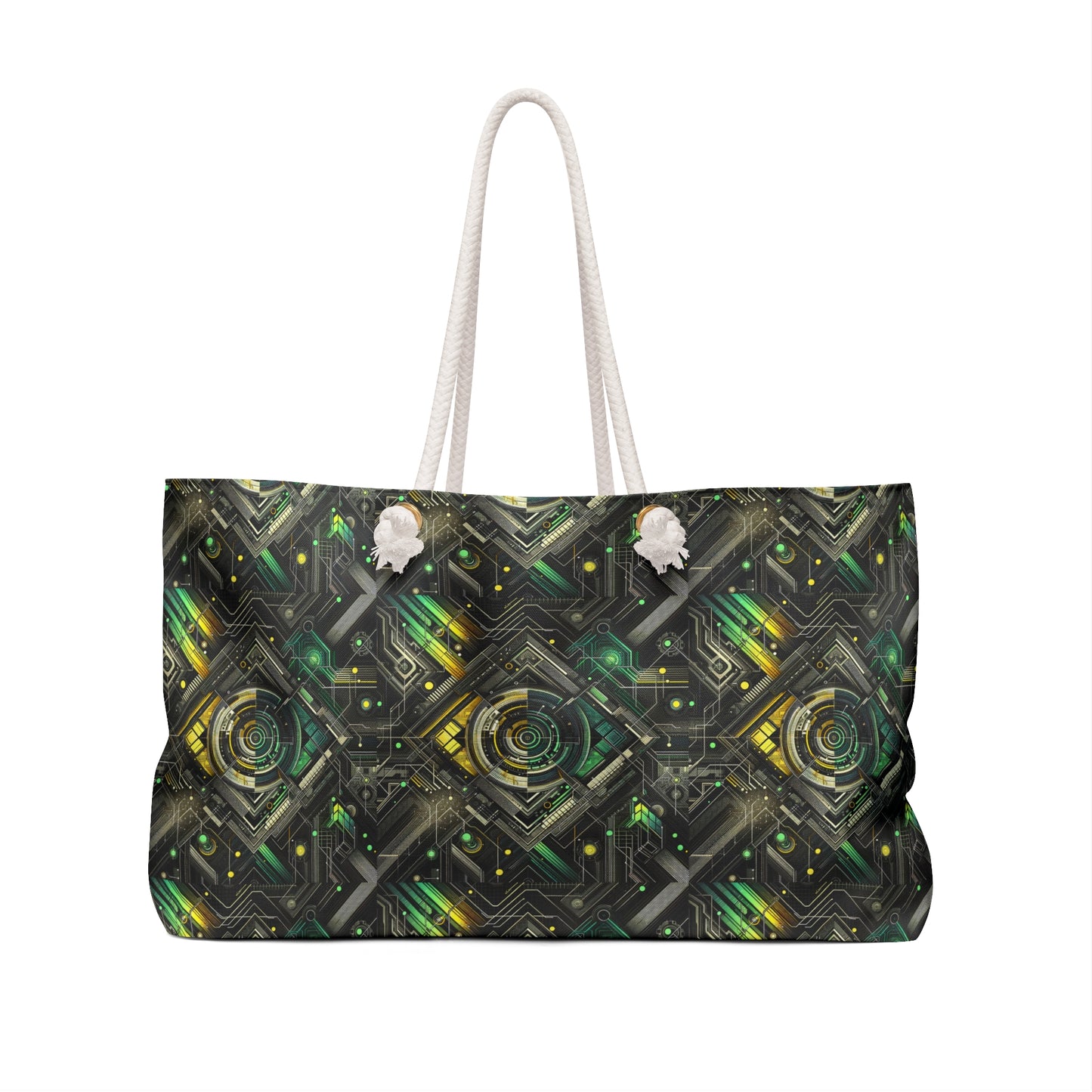 Tech Noir Graphics Tech-Inspired Streetwear Weekender Bag - 8404 Design-57