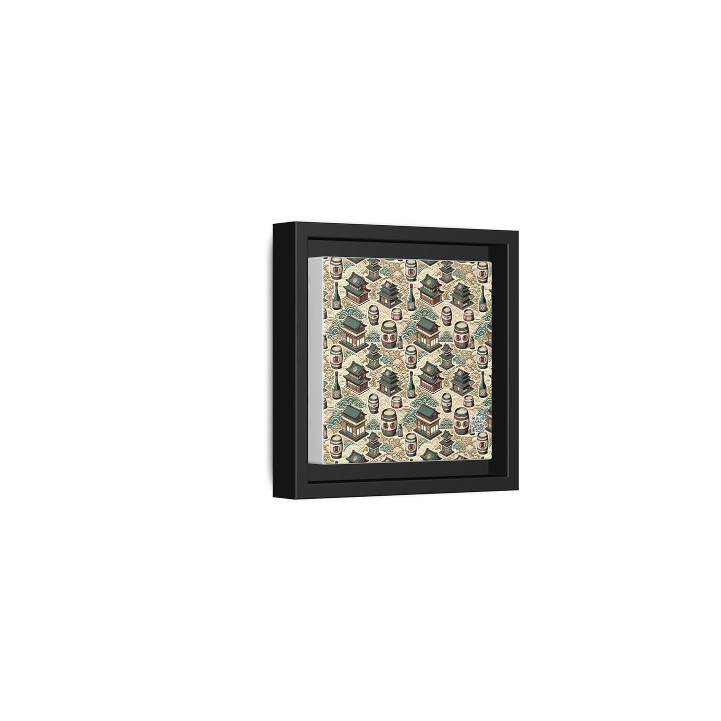 Cultural Artisanal Fusion Contemporary Cultural Elegance Matte Canvas, Framed (multi-Color) - 8404 Design-68 B