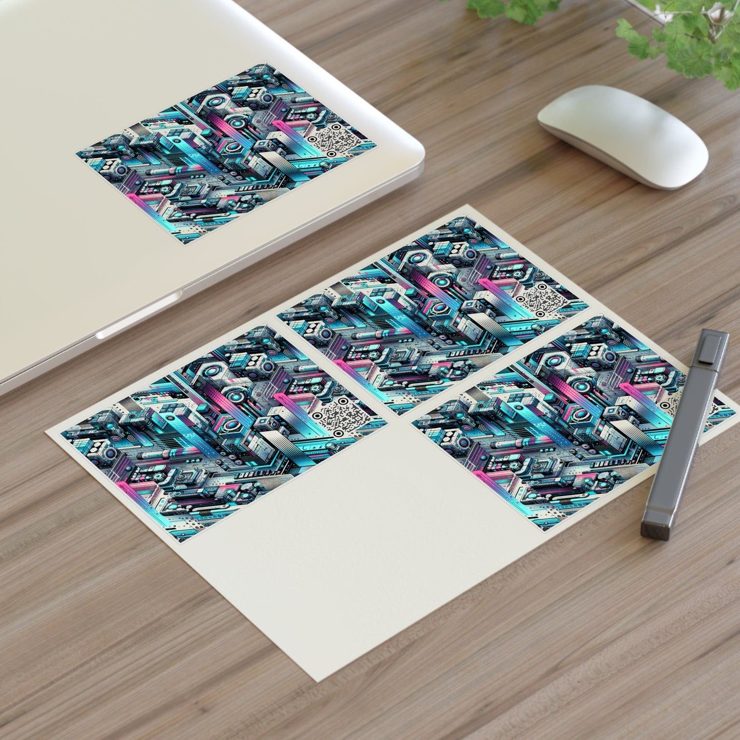 Digital Motion Futuristic Tech Sticker Sheets - 8404 Design-40