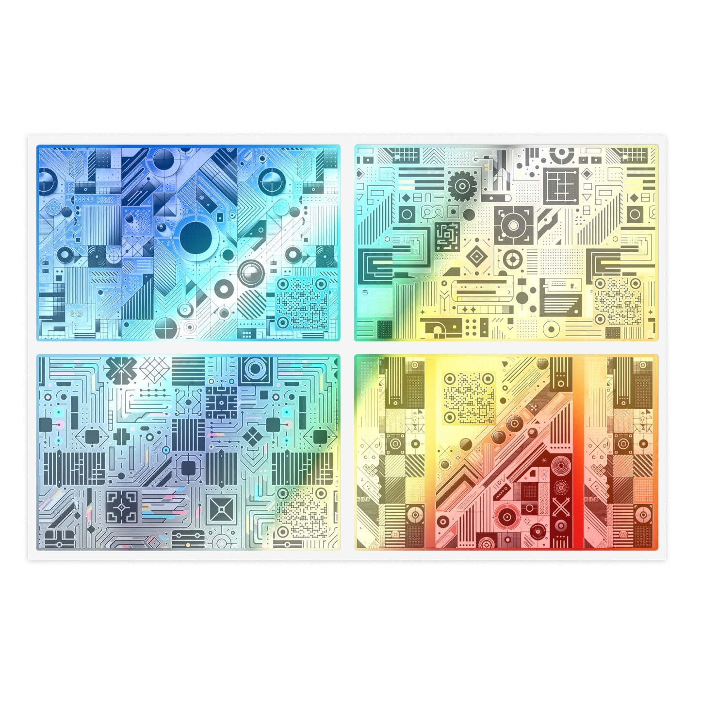Digital Modern Minimalism Sticker Sheets - 8404 Design-88