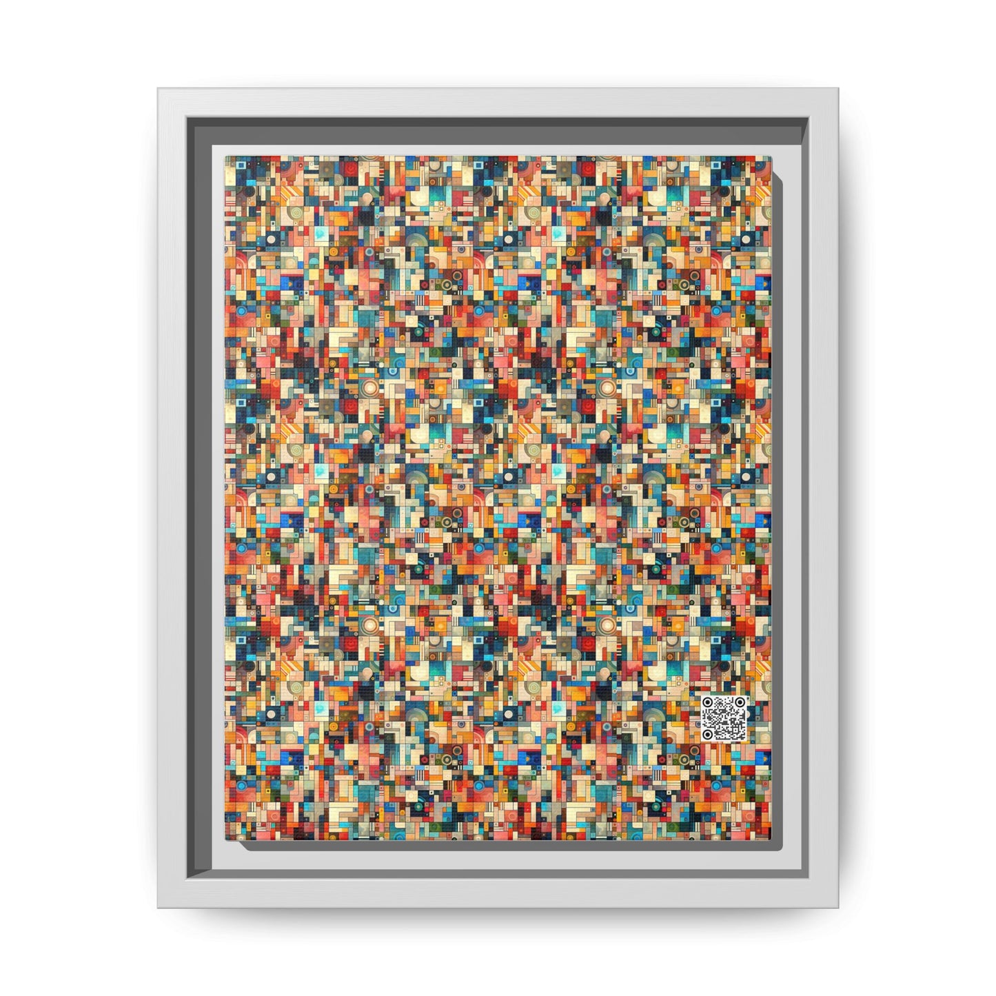 Digital Artistic Expression Artistic Streetwear Matte Canvas, Framed (multi-Color) - 8404 Design-46 B