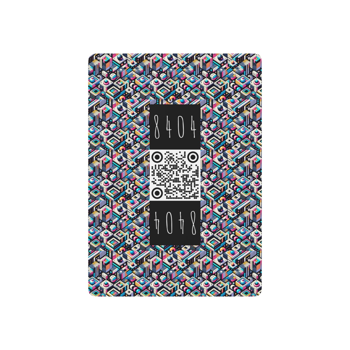 Digital Art Movement Contemporary Digital Poker Playing Cards - 8404 Design-68 S