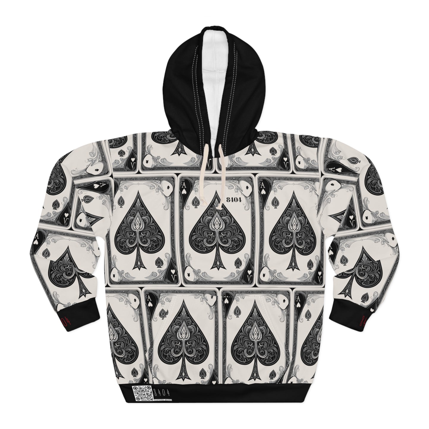 "ace of Spades" 8404 Fashion Pullover Hoodie