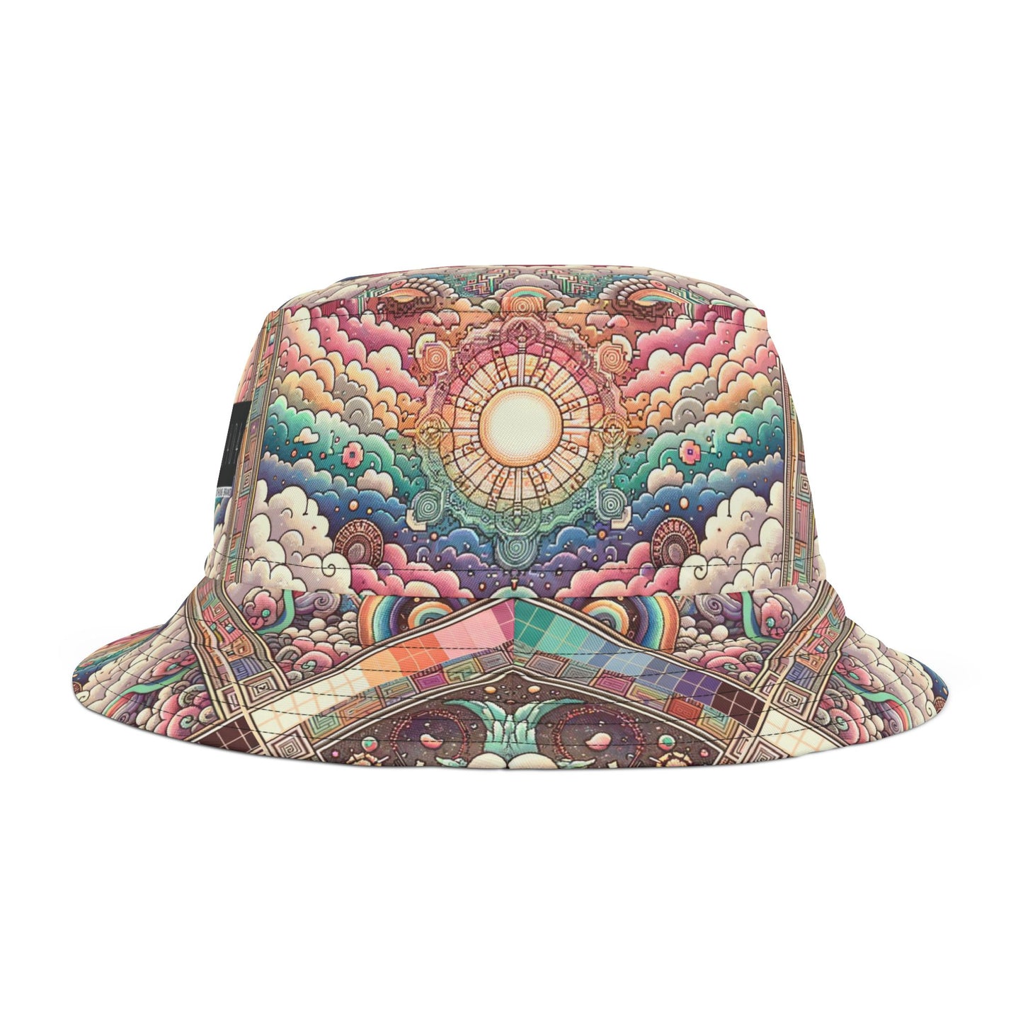 Digital Dreamland Whimsical and Nostalgic Streetwear With a Digital Twist Bucket Hat - 8404 Design-56