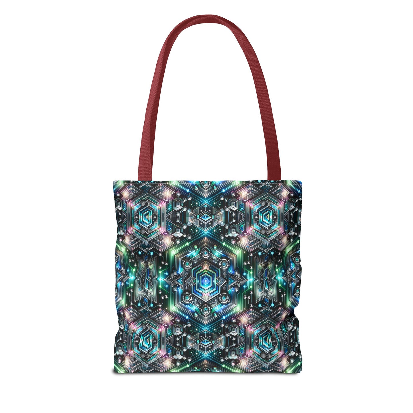 Tech-Infused Futurism Futuristic Tech Tote Bag - 8404 Design-63