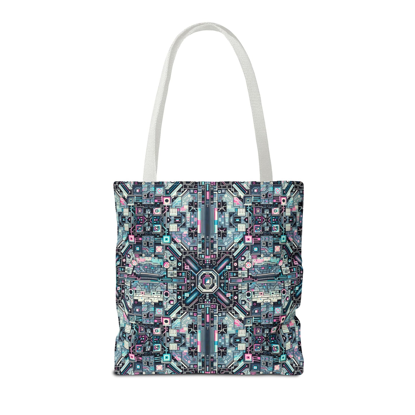 Digital Renaissance Tech-Forward Maximalism Tote Bag - 8404 Design-44