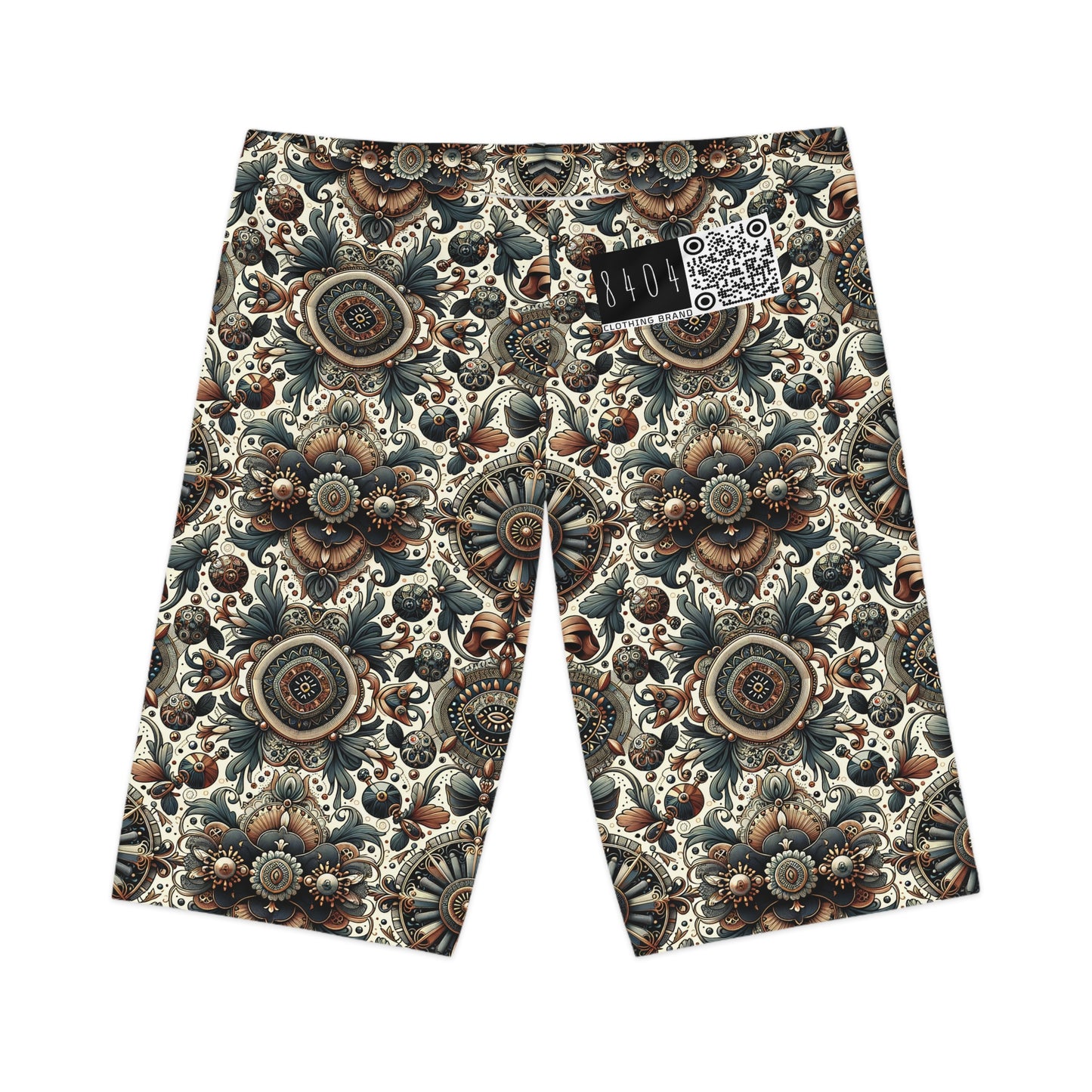 Neo-Dandyism Modern Dandy Streetwear Women's Bike Shorts - 8404 Design-51