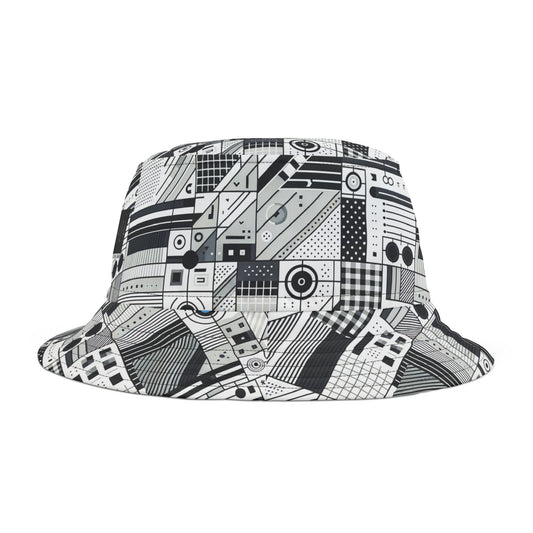Digital Minimalism Minimalist Tech Bucket Hat - 8404 Design-52
