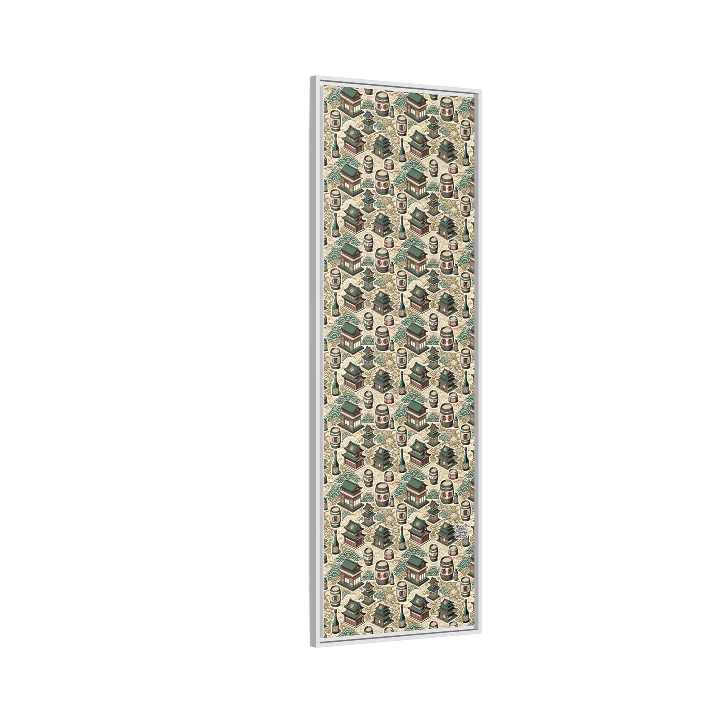 Cultural Artisanal Fusion Contemporary Cultural Elegance Matte Canvas, Framed (multi-Color) - 8404 Design-68 B