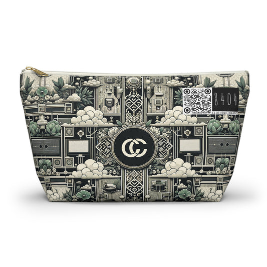 Cyber Garden Party Tech Garden Extravaganza Accessory Pouch W T-Bottom - 8404 Design-54