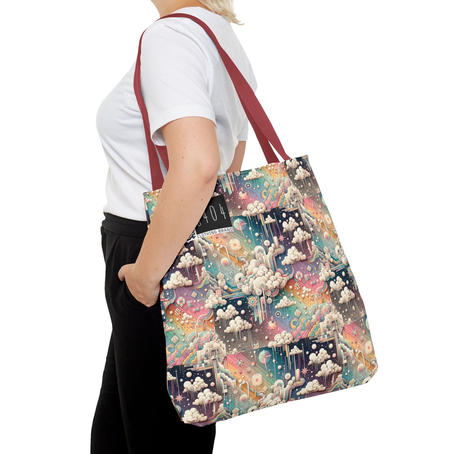 Digital Dreamland Whimsical and Nostalgic Streetwear With a Digital Twist Tote Bag - 8404 Design-52