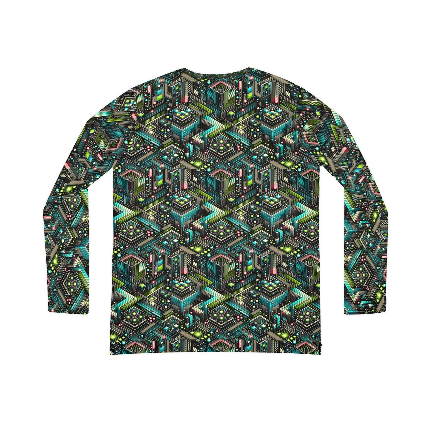 Women's Long Sleeve V-Neck Shirt Future Tech