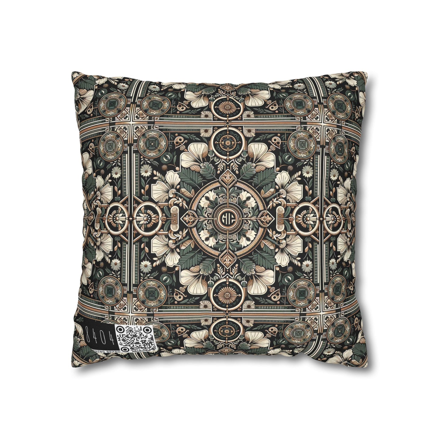Cyber Garden Party Tech Garden Extravaganza Spun Polyester Square Pillowcase - 8404 Design-66