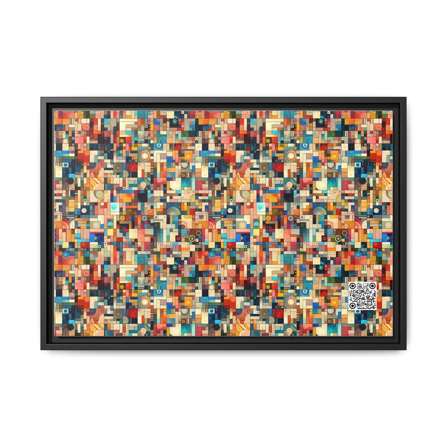 Digital Artistic Expression Artistic Streetwear Matte Canvas, Framed (multi-Color) - 8404 Design-46 B