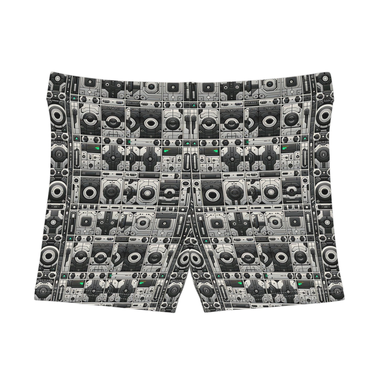 Tech Utility Aesthetics Tech-Forward Minimalism Women's Shorts - 8404 Design-60
