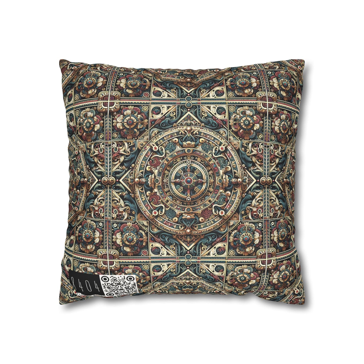 Urban Renaissance Historical Fusion With Street Edge Faux Suede Square Pillowcase - 8404 Design-57
