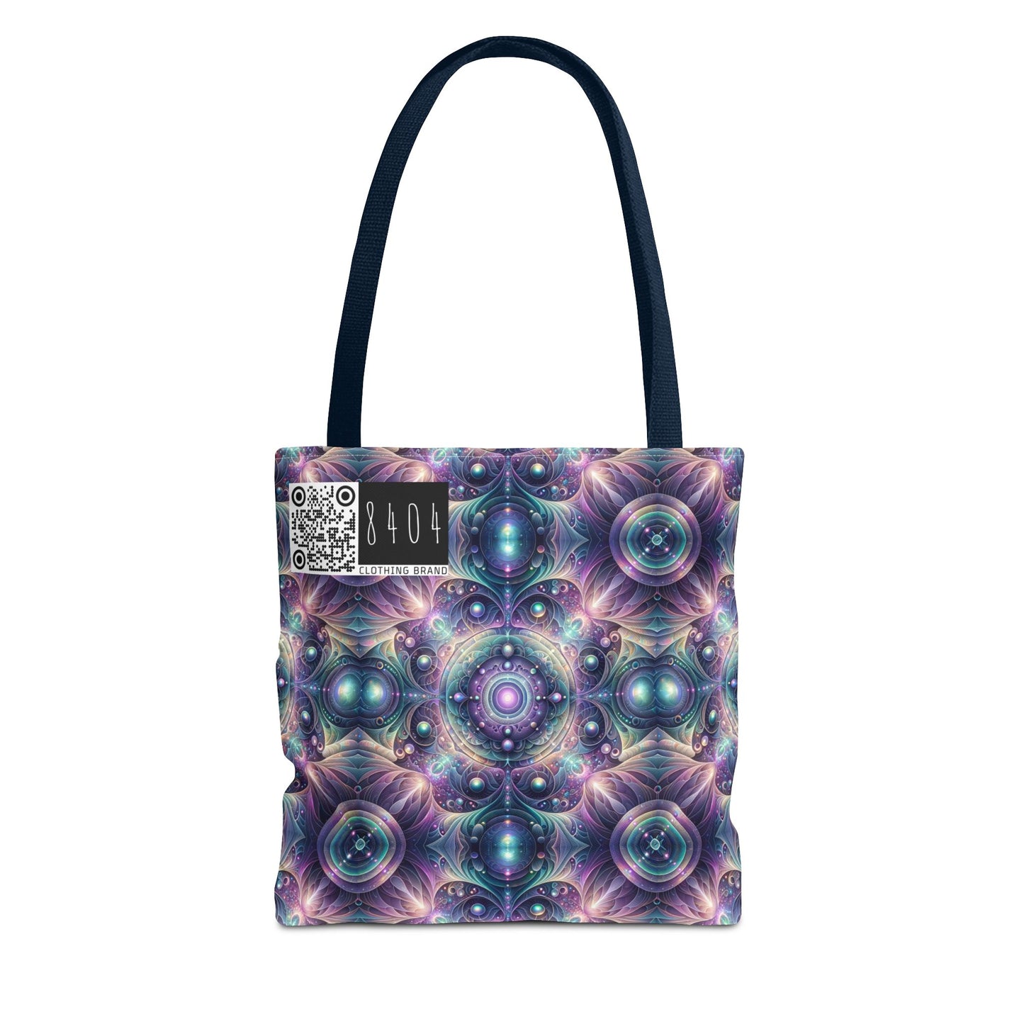 Iridescent Tech Fusion Tech-Forward Streetwear Tote Bag - 8404 Design-61