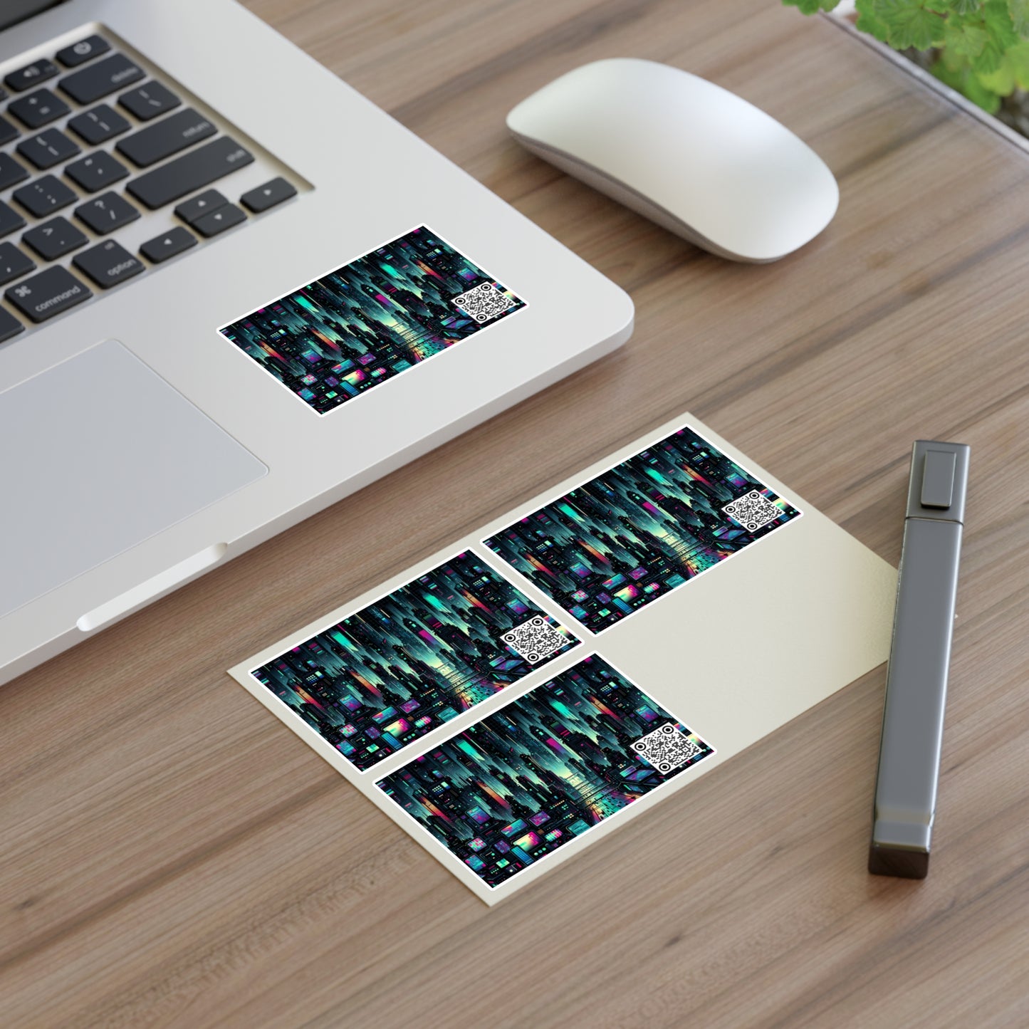 Tech Noir Graphics Cyberpunk Tech Aesthetic Sticker Sheets - 8404 Design-57