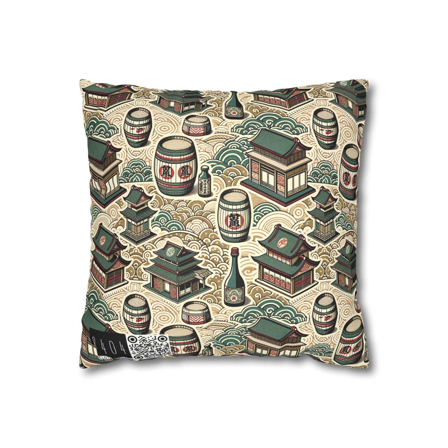 Cultural Artisanal Fusion Contemporary Cultural Elegance Faux Suede Square Pillowcase - 8404 Design-68