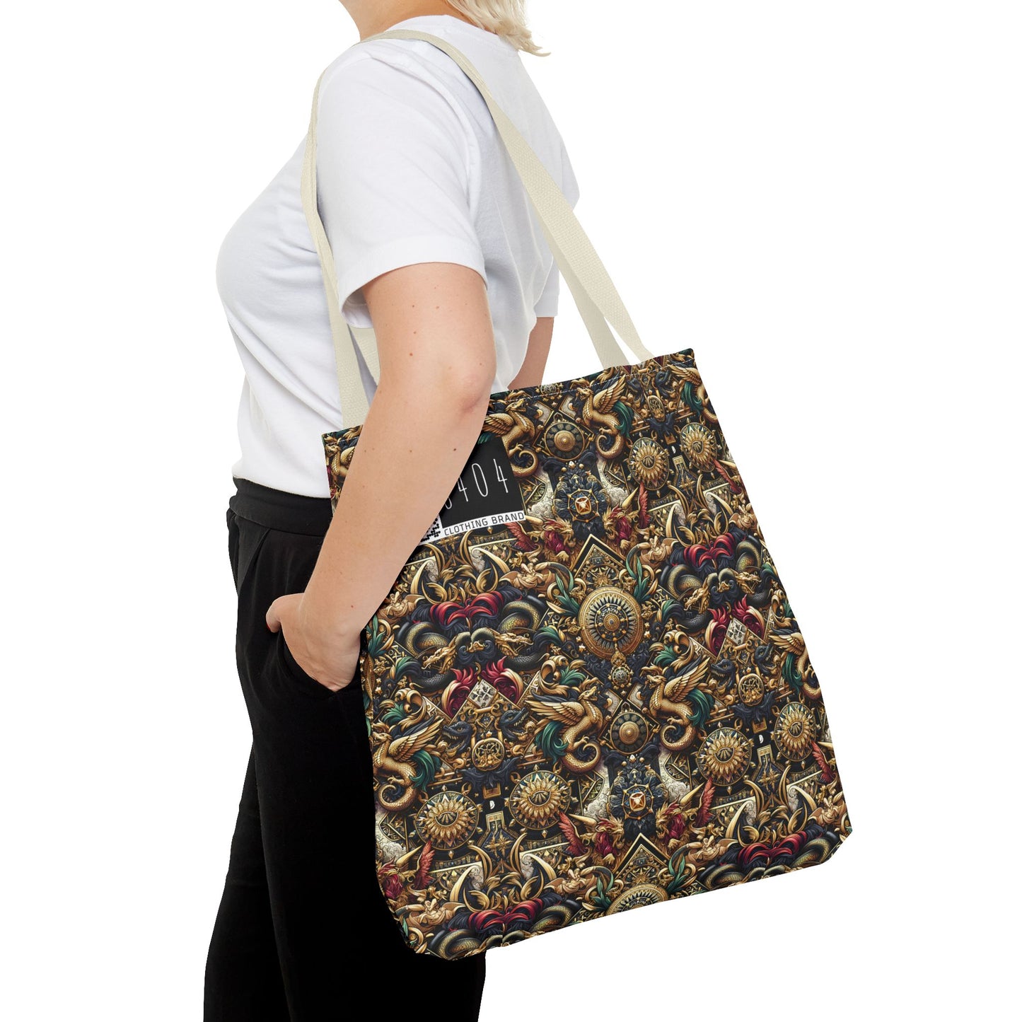 Digital Renaissance Luxurious Streetwear Inspired By Classical Art With a Modern Twist Tote Bag - 8404 Design-76
