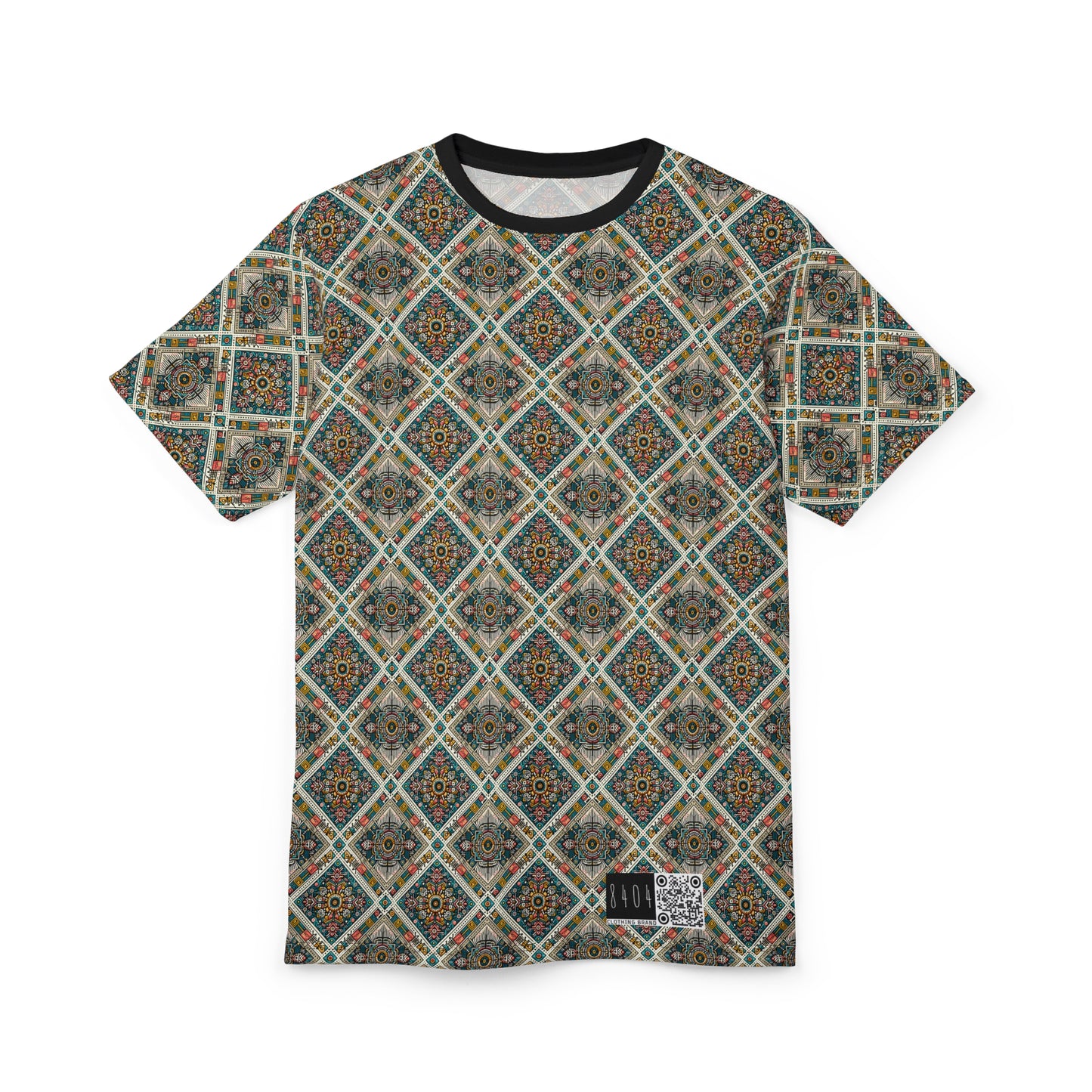 Cultural Fusion Tech Blend of Cultural Heritage With Tech-Inspired Elements Unisex Cut & Sew Tee - 8404 Design-64