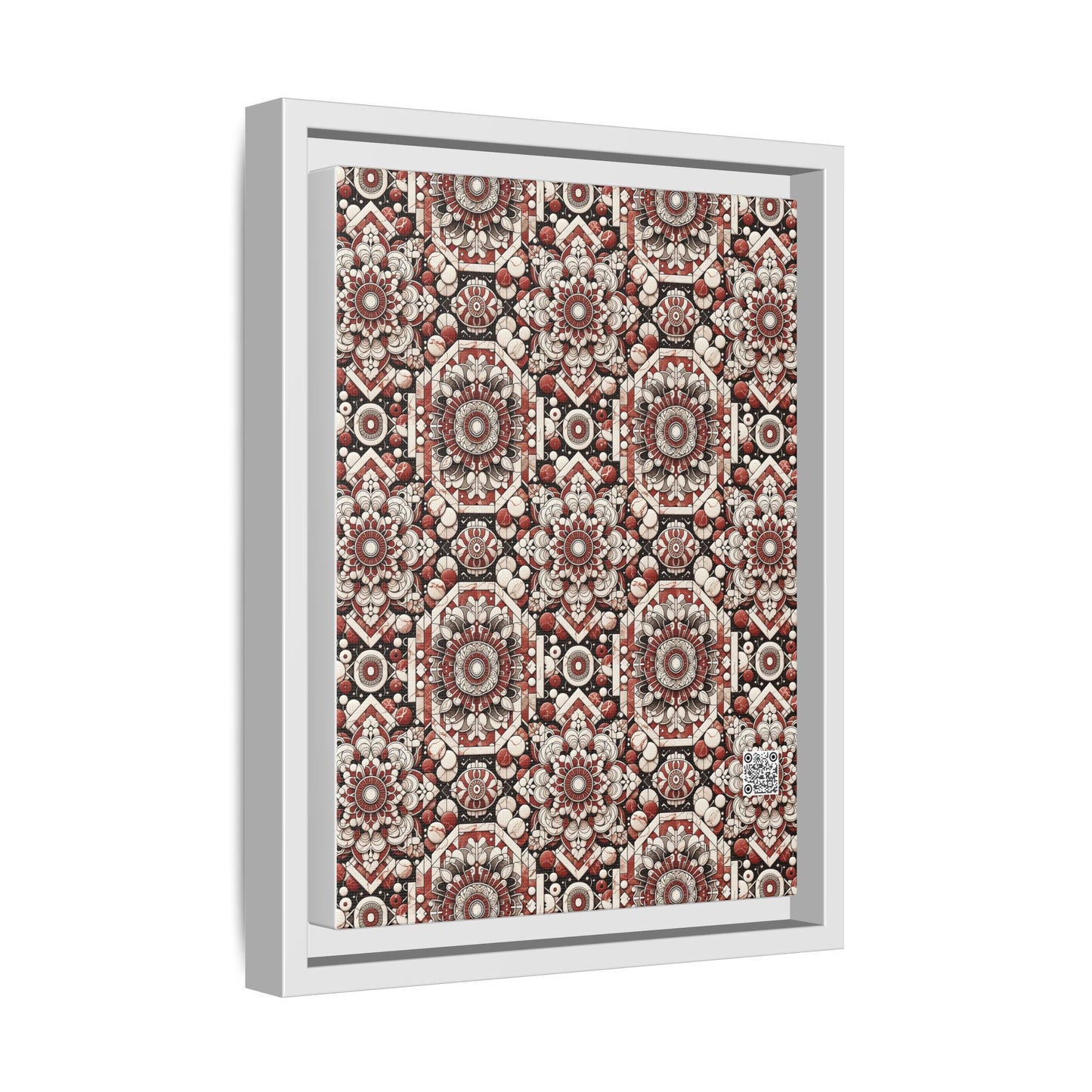 Neo Jomon Sculptural Aesthetics Artisanal Streetwear Matte Canvas, Framed (multi-Color) - 8404 Design-55 A