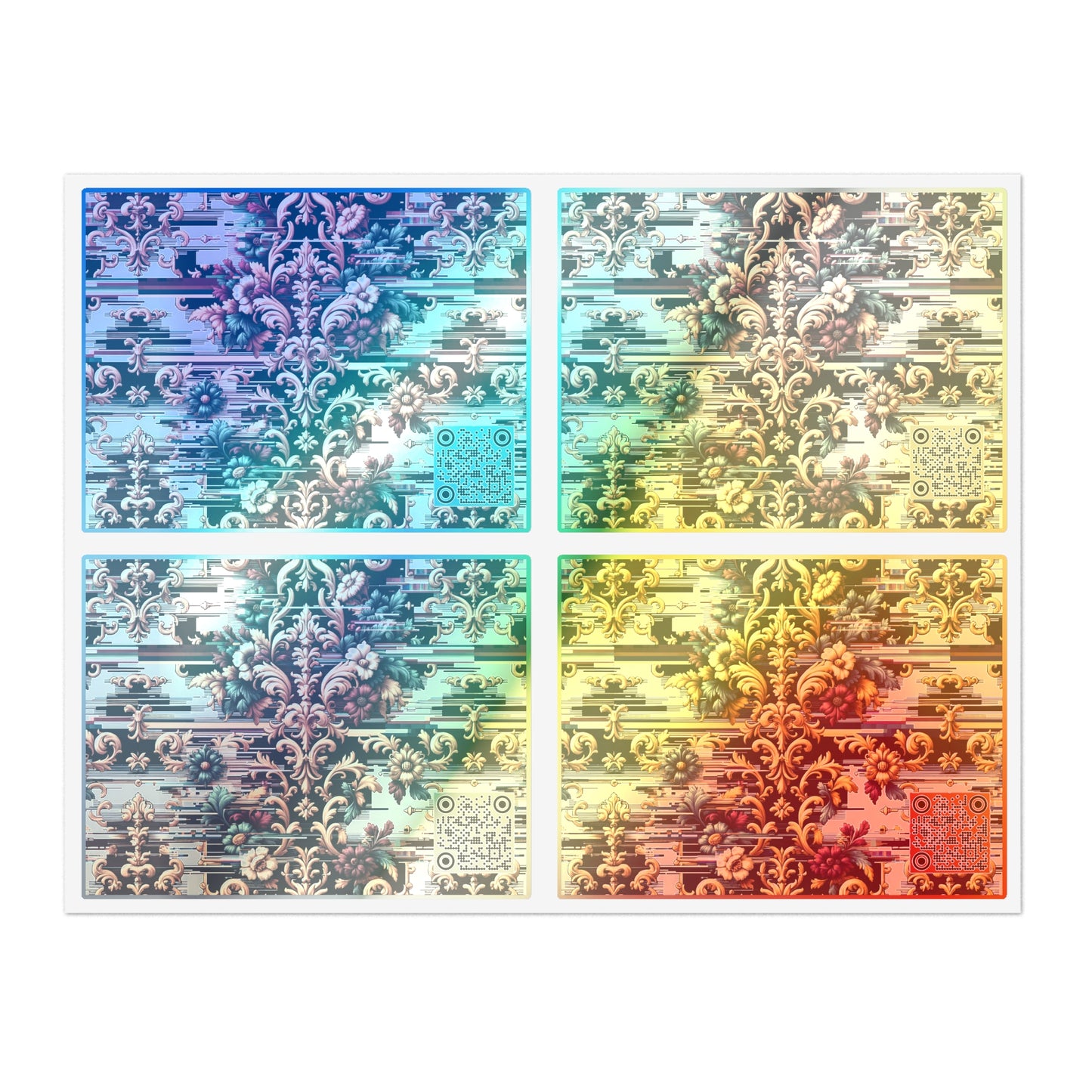 Digital Renaissance Modern Baroque Fusion Sticker Sheets - 8404 Design-63