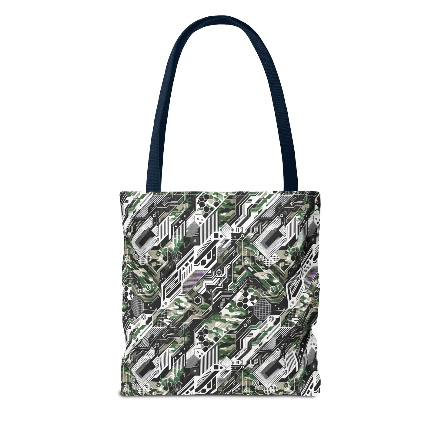 Tech Camo Fusion Tech-Forward Streetwear With a Futuristic Edge Tote Bag - 8404 Design-46