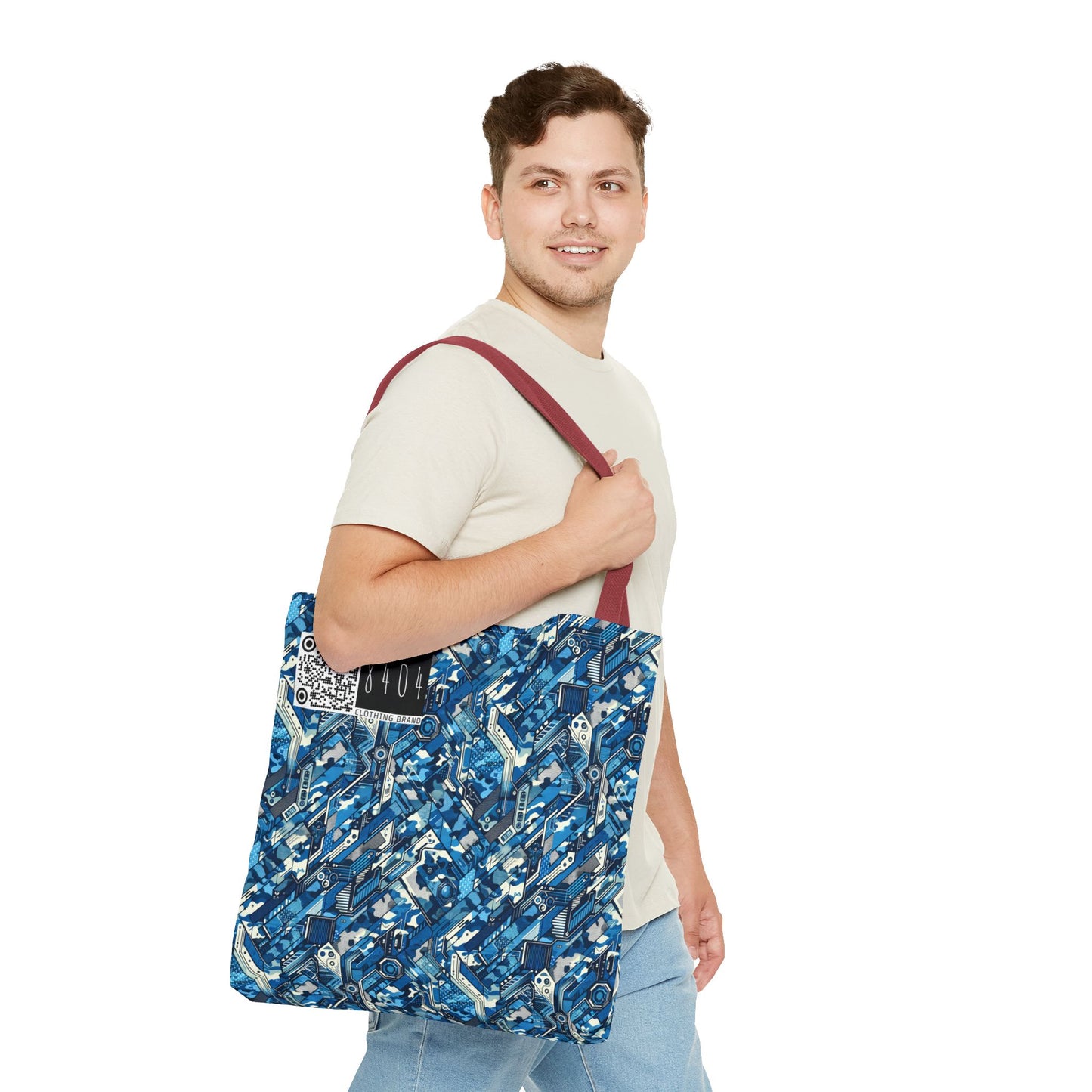 Tech Urban Camo Tech-Forward Streetwear With a Futuristic Military Edge Tote Bag - 8404 Design-39