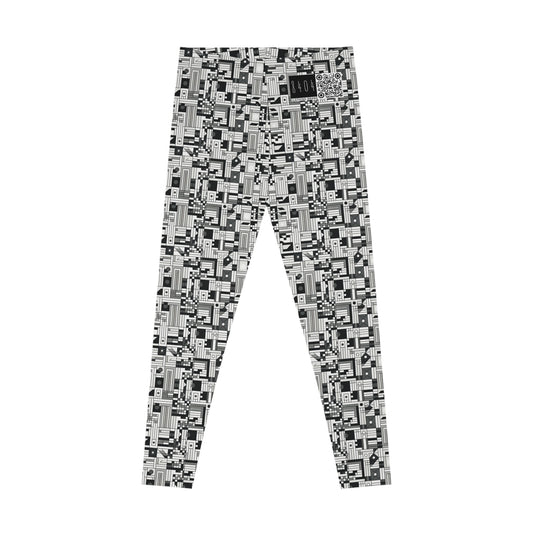 Digital Minimalism Minimalist Tech Stretch Leggings - 8404 Design-43