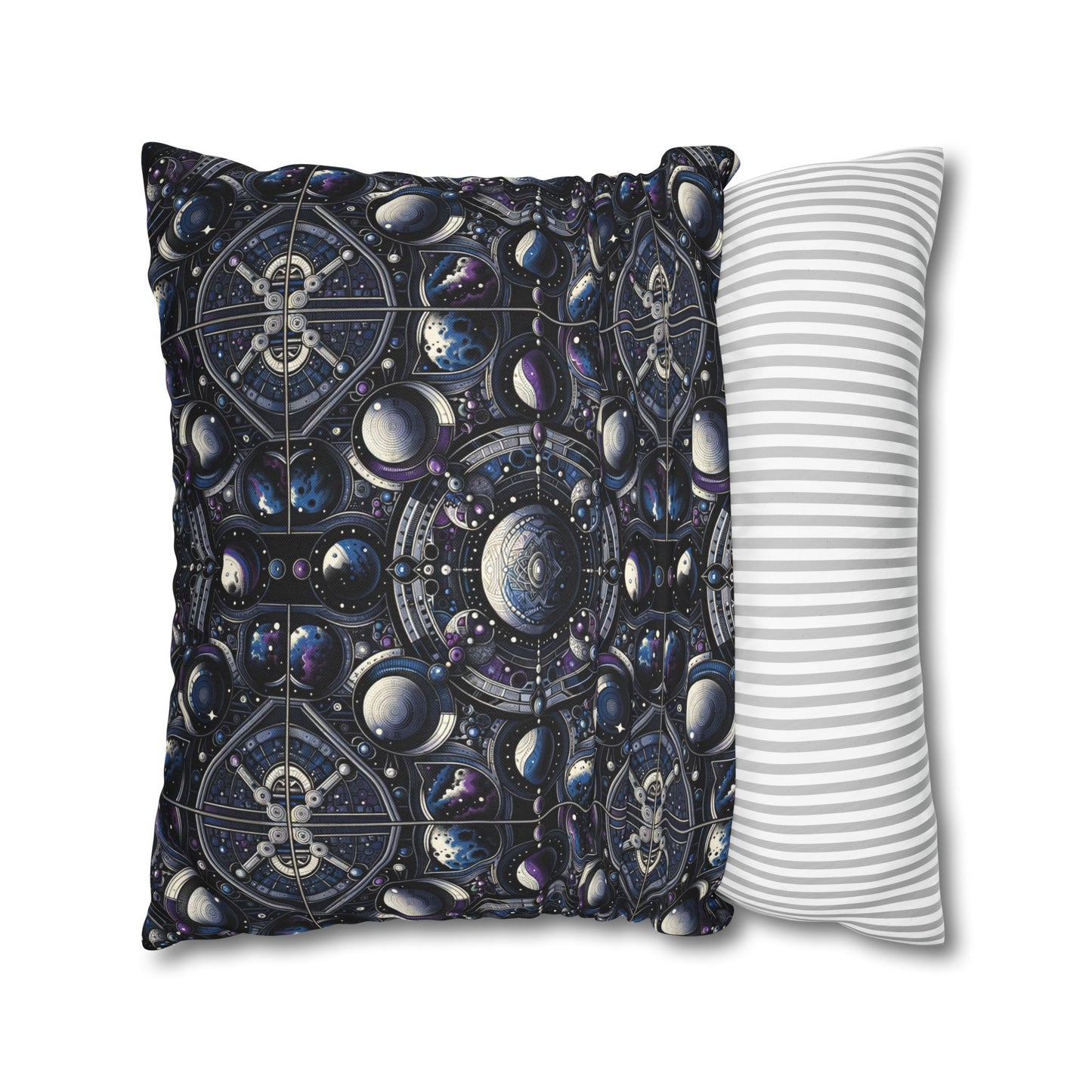 Tech Astronaut Tech-Forward Streetwear Meets Space Exploration Spun Polyester Square Pillowcase - 8404 Design-46