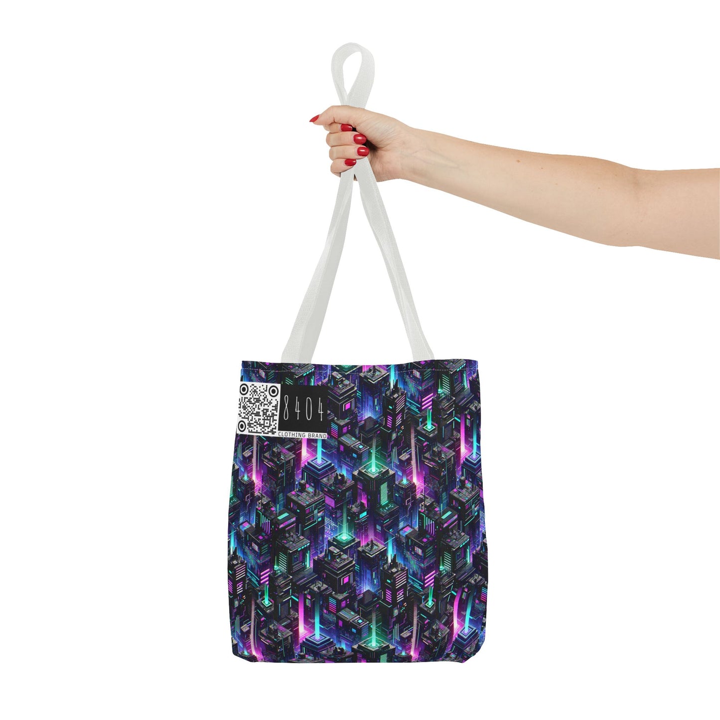 Tech Noir Graphics Futuristic Tech Aesthetics Tote Bag - 8404 Design-55