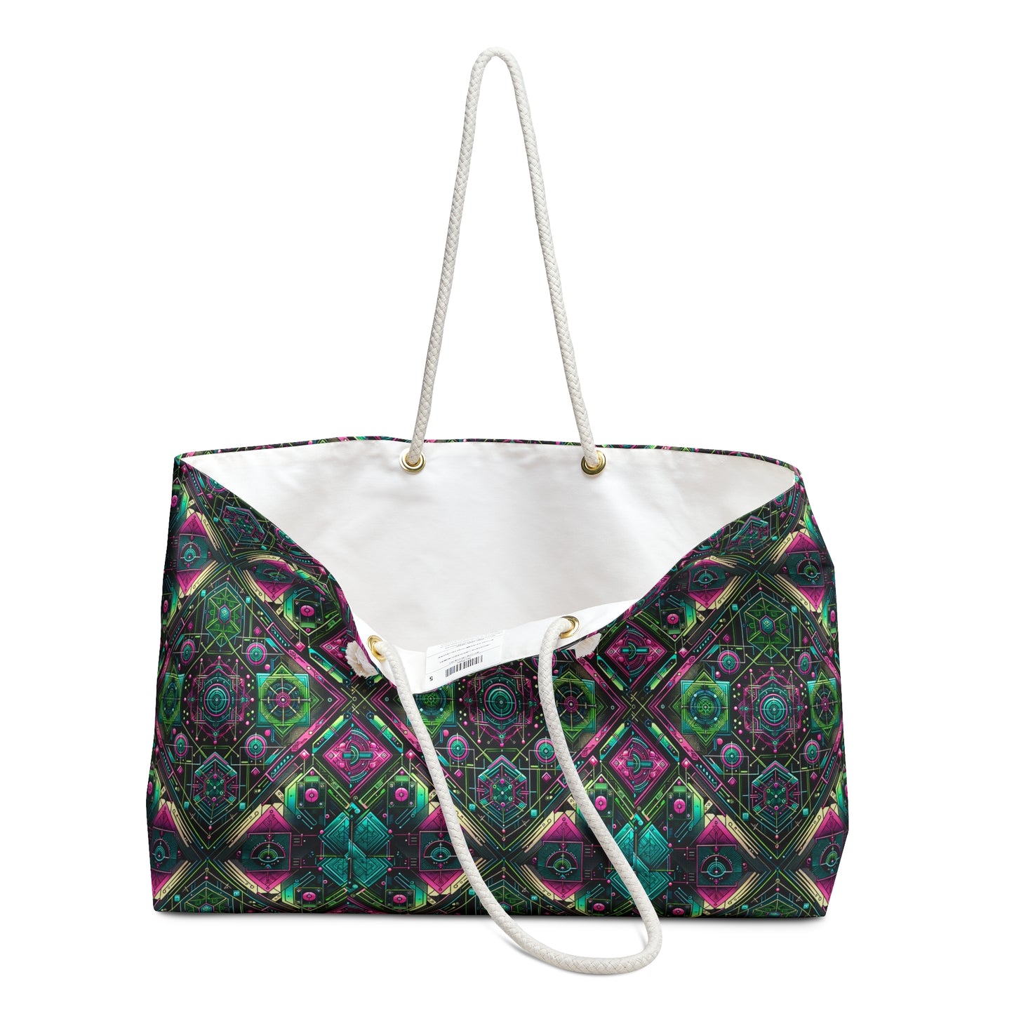 Tech-Infused Graphics Tech-Forward Streetwear Weekender Bag - 8404 Design-45