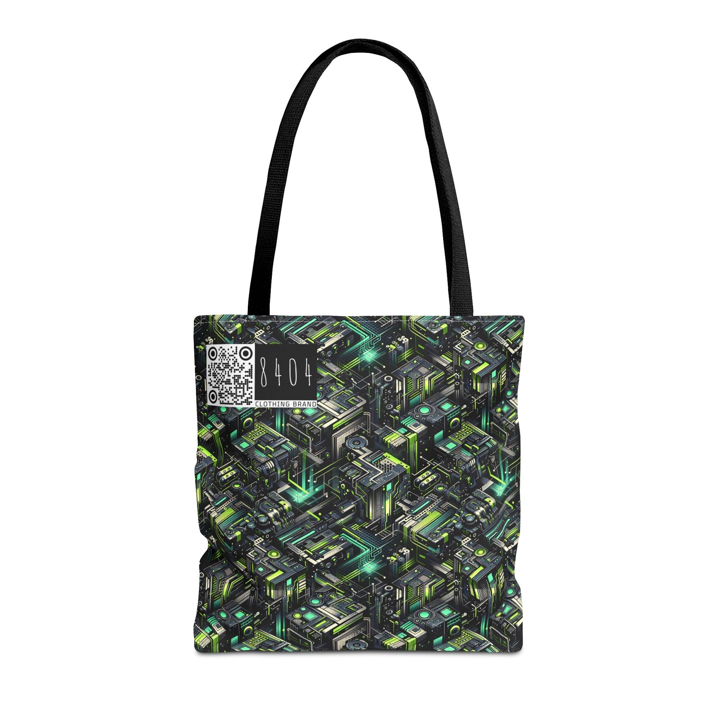 Tech-Infused Graphics Tech-Forward Streetwear Tote Bag - 8404 Design-47