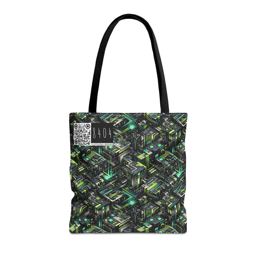 Tech-Infused Graphics Tech-Forward Streetwear Tote Bag - 8404 Design-47