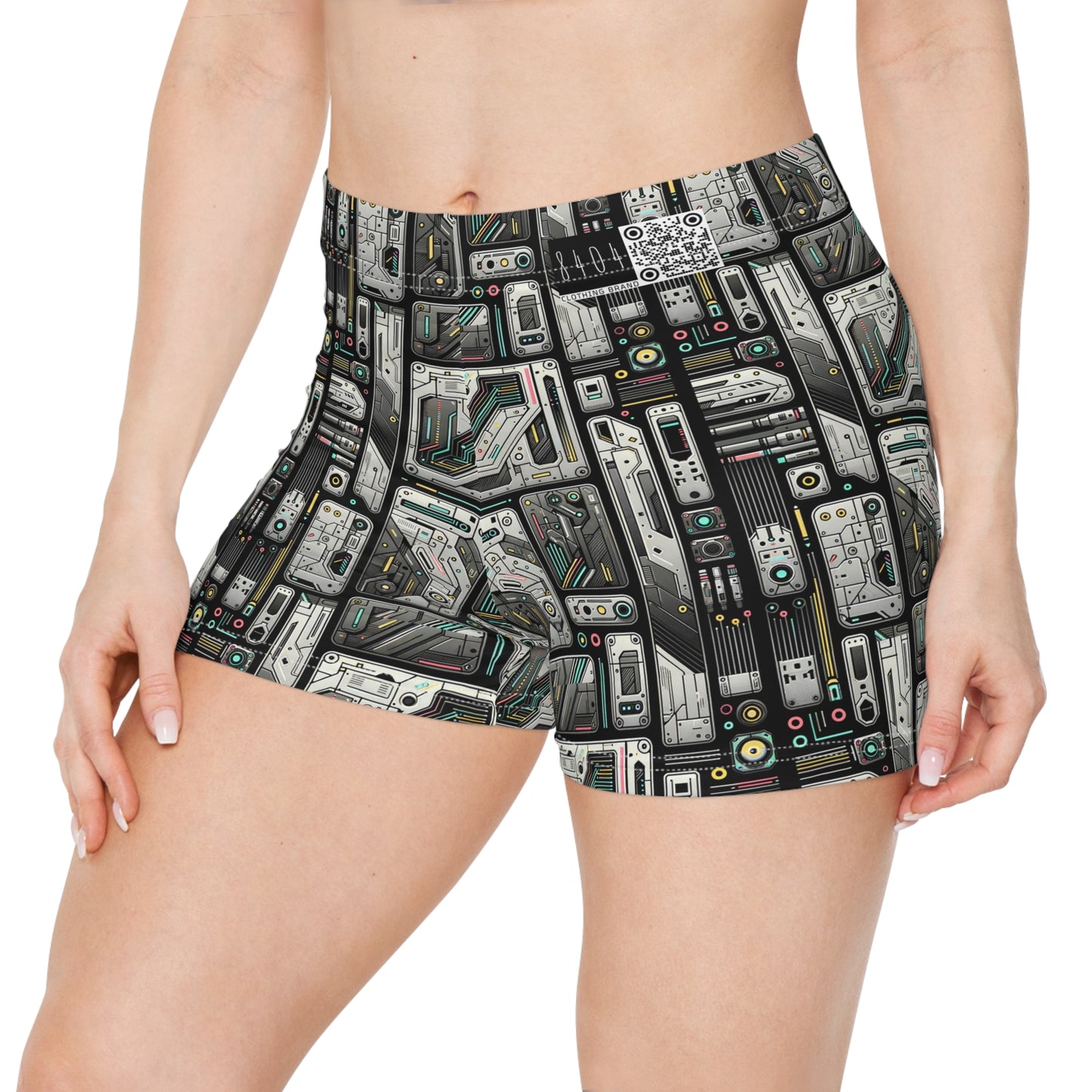 Tech Utility Gear Tech-Forward Minimalism Women's Shorts - 8404 Design-45