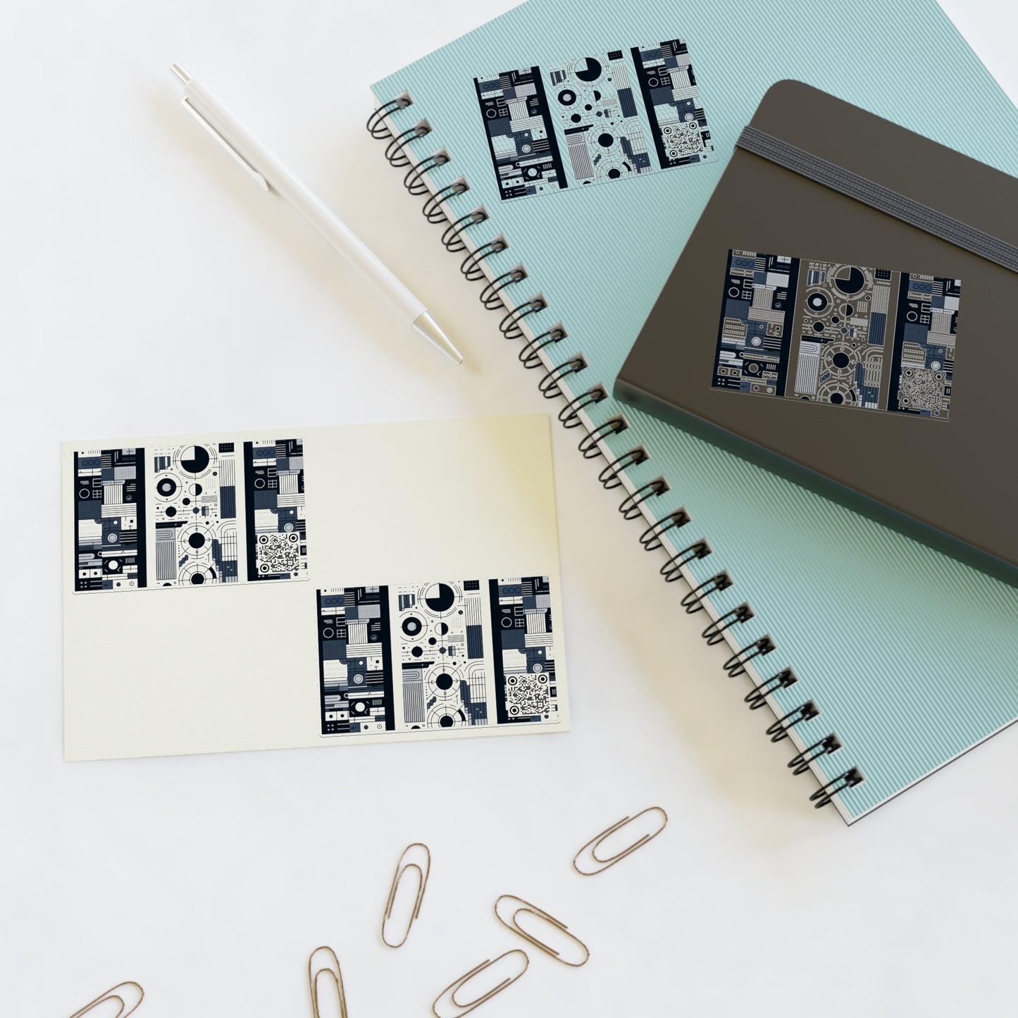 Minimalist Athleisure Minimalist Tech Sticker Sheets - 8404 Design-54