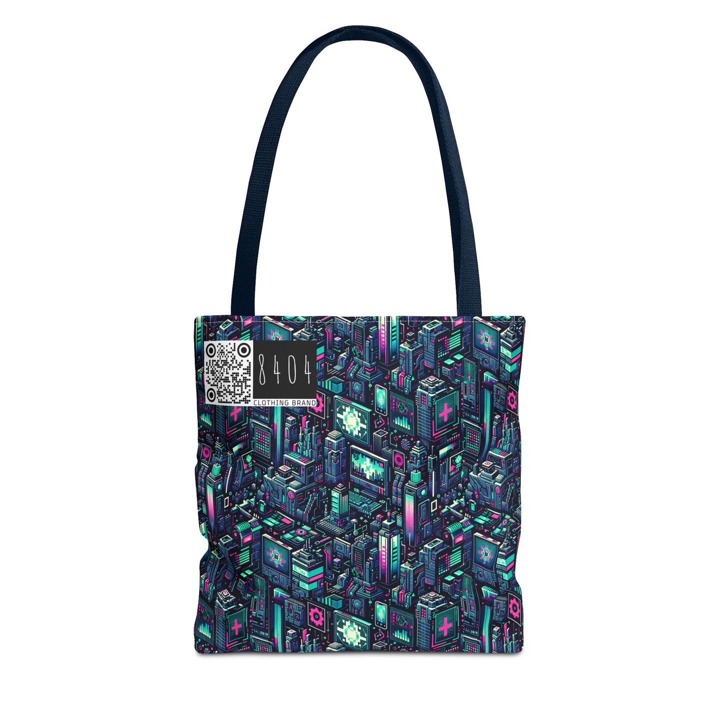 Digital Rebellion Tech-Inspired Streetwear Tote Bag - 8404 Design-58