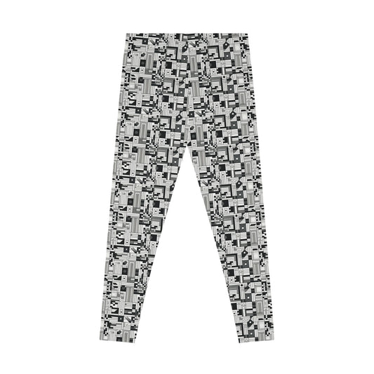Digital Minimalism Minimalist Tech Stretch Leggings - 8404 Design-43