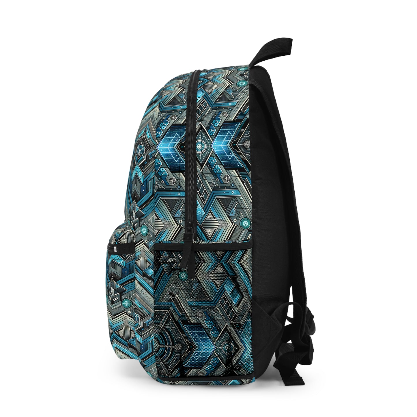 Tech-Infused Futurism Sleek Tech Edge Backpack - 8404 Design-49