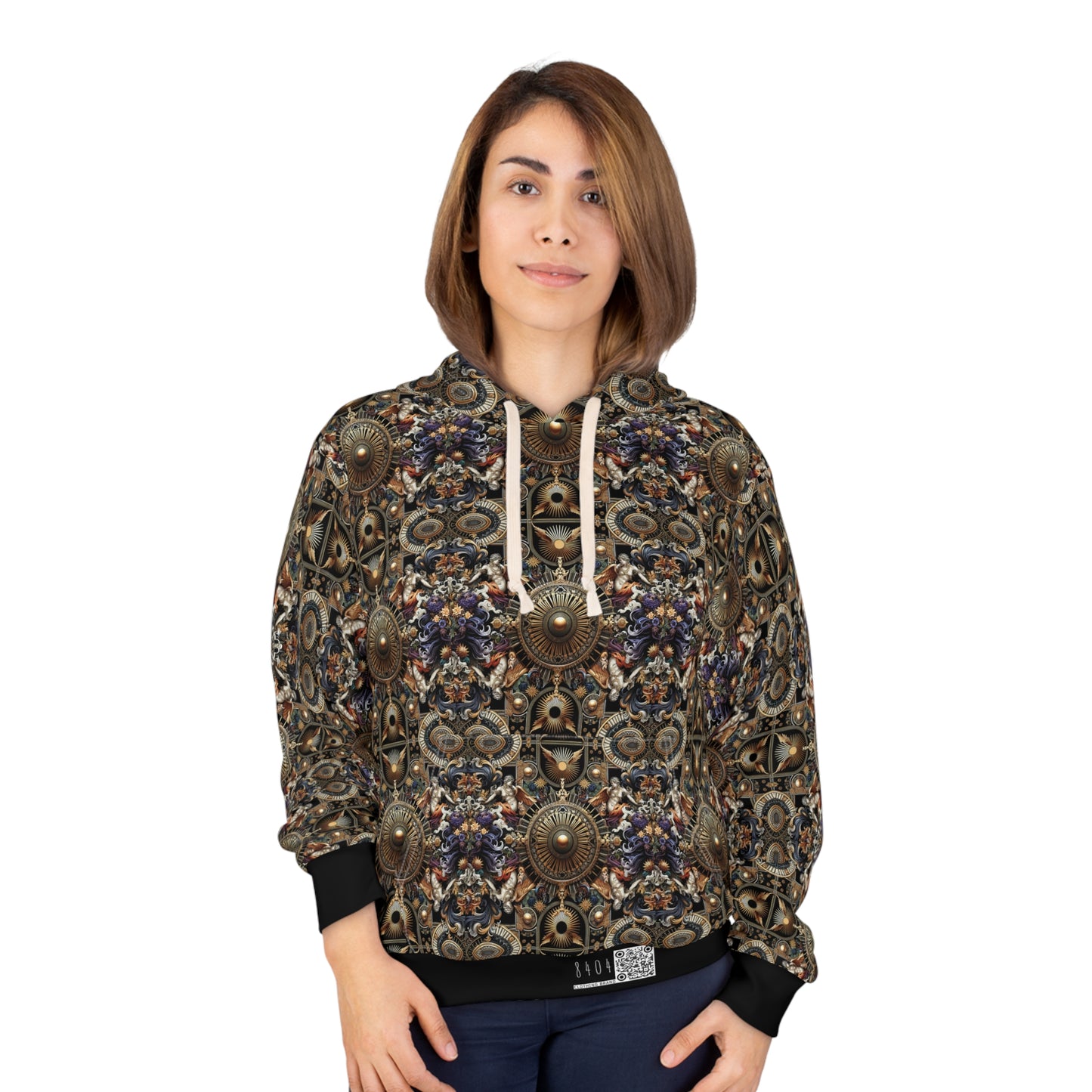 Digital Renaissance Luxurious Streetwear Inspired By Classical Art With a Modern Twist Pullover Hoodie - 8404 Design-55