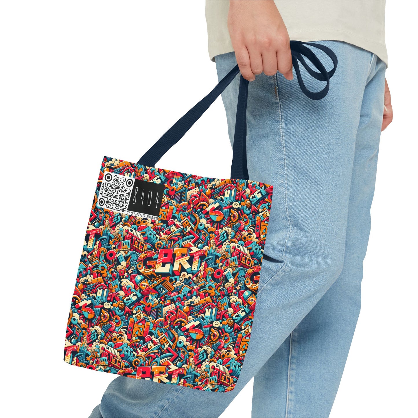 Neo-Traditional Street Art Modern Street Art Fusion Tote Bag - 8404 Design-58